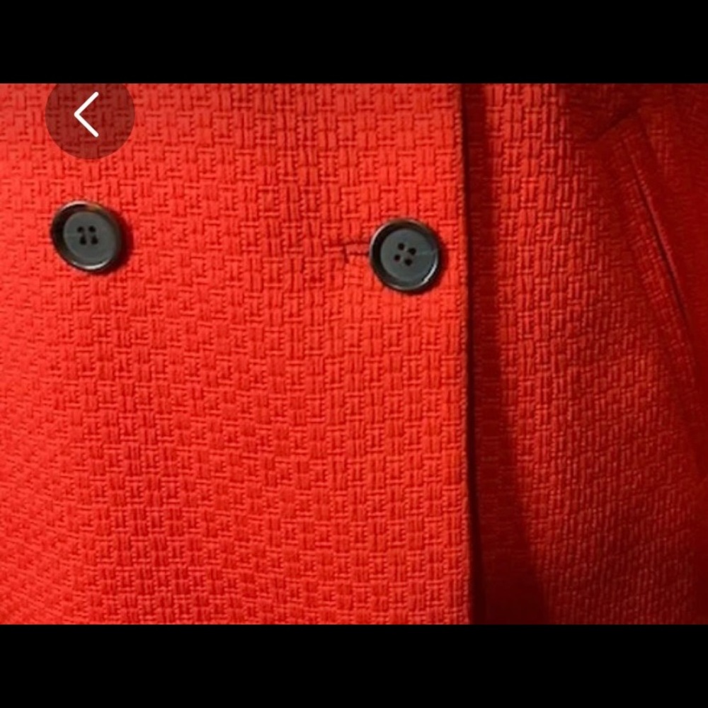 Talbots Red Double Breasted Jacket - image 4